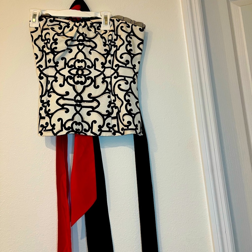 Corset-style top